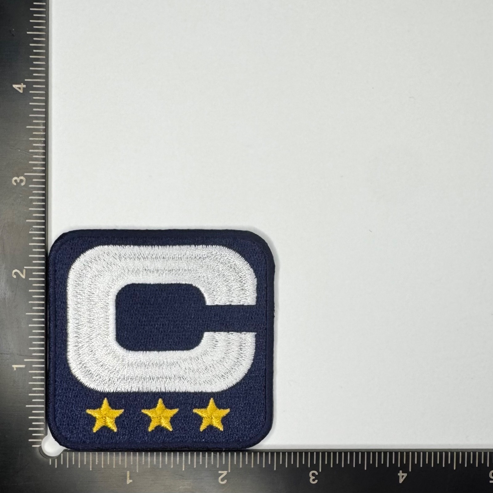 Chicago Bears Captains Jersey Caleb Williams 3 Star Iron On Embroidered Patch