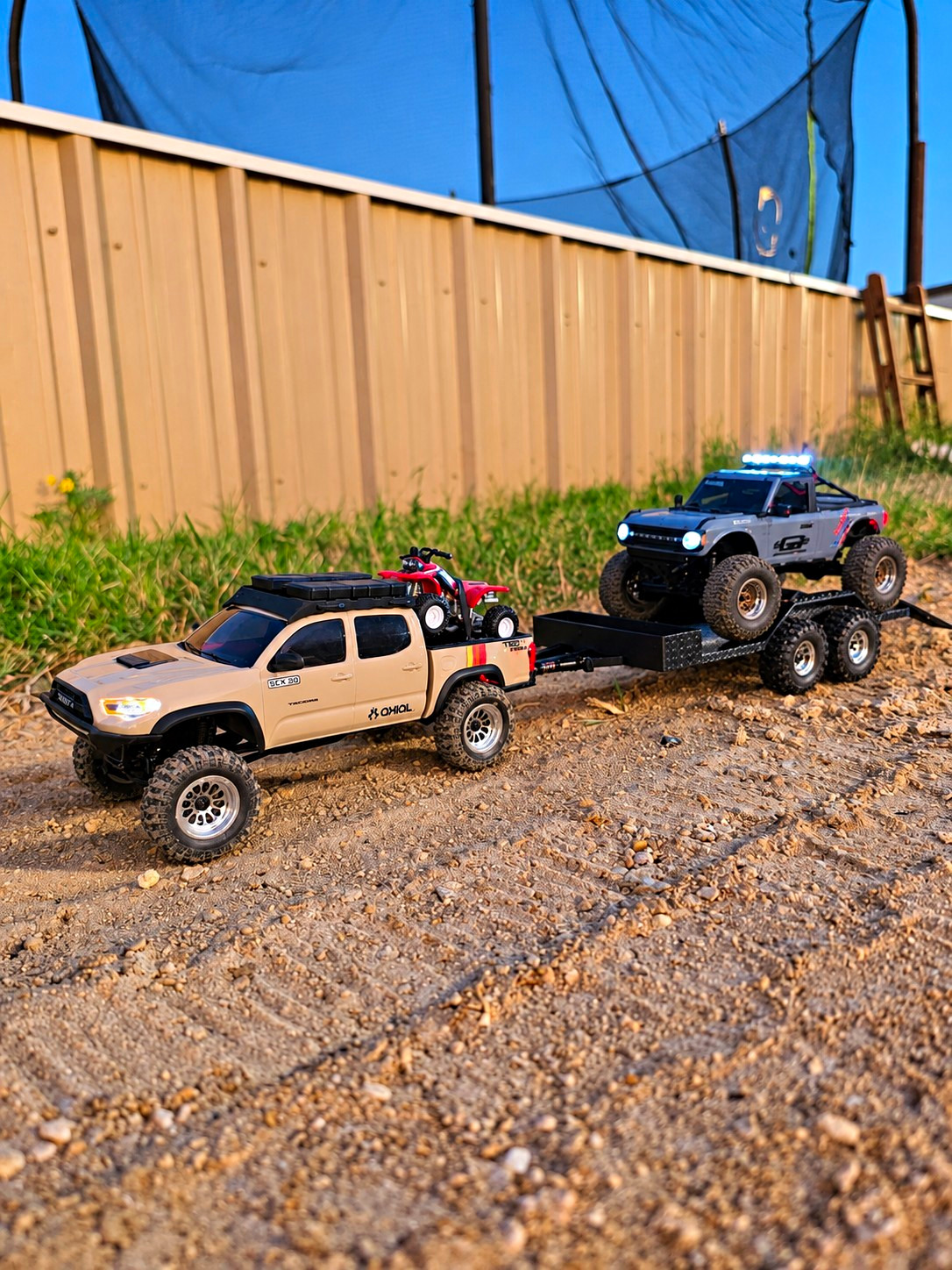 🔥 SCX30 1/30 Scale Car Hauler Trailer | Double Axle | PETG 3D Printed |