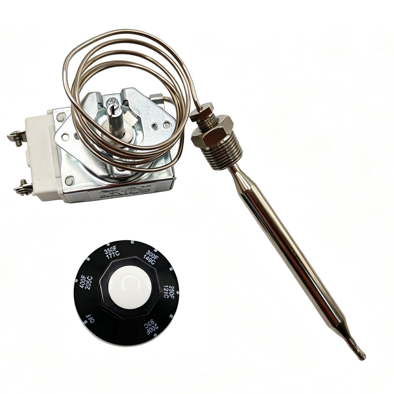 RX-2-24 Fryer Thermostat 3/8 in MPT 200-400F for Robertshaw and Adcraft Fryer US