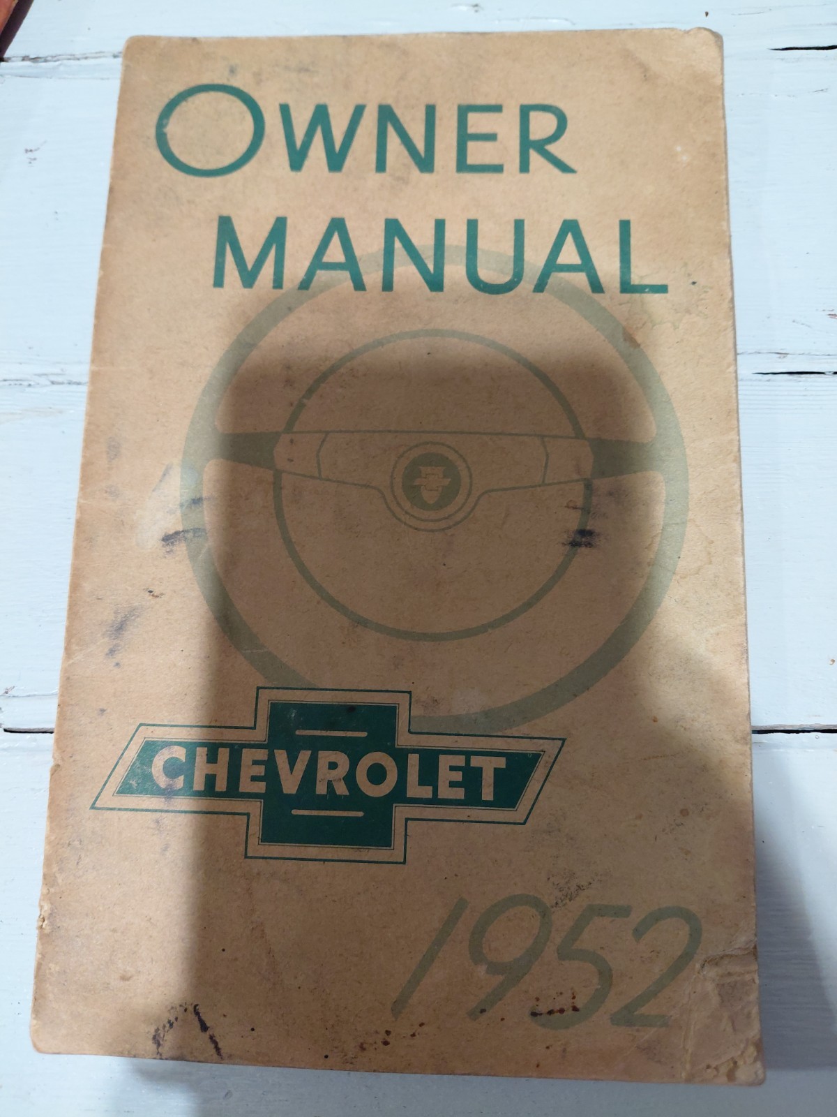 Vintage 1952 Chevrolet Owner's Manual Booklet