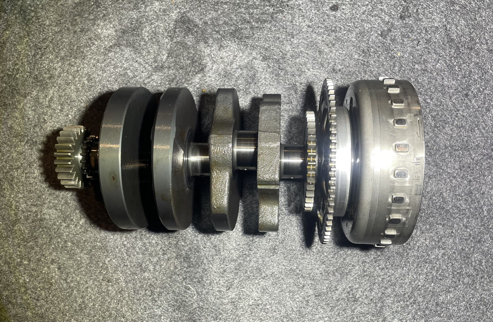 13-17 KAWASAKI NINJA 300 ENGINE MOTOR CRANKSHAFT CRANK SHAFT USED OEM