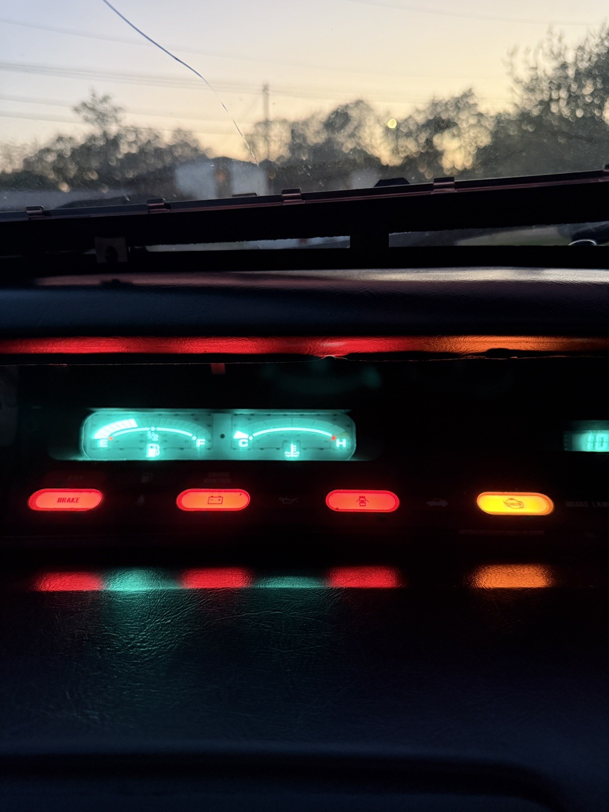 92-96 Honda Prelude BB4 Digital Temperature Fuel Gauge Cluster Display TESTED 92-96 Honda Prelude BB4 Digital Temperature Fuel Gauge Cluster Display TESTED