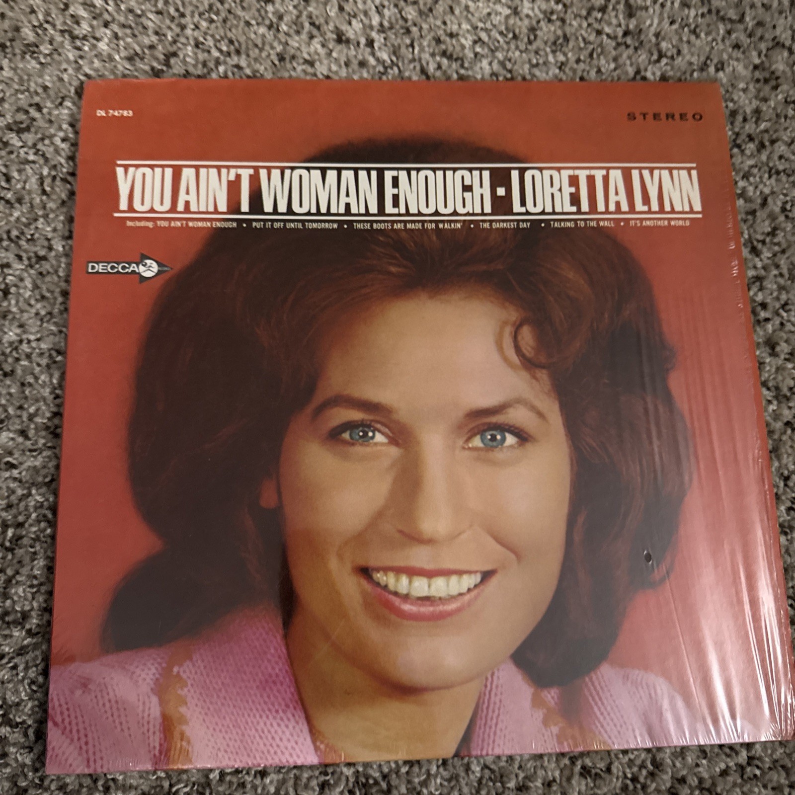 Loretta Lynn You Ain't Woman Enough Vinyl LP 1966 Decca Record DL-74783 NM