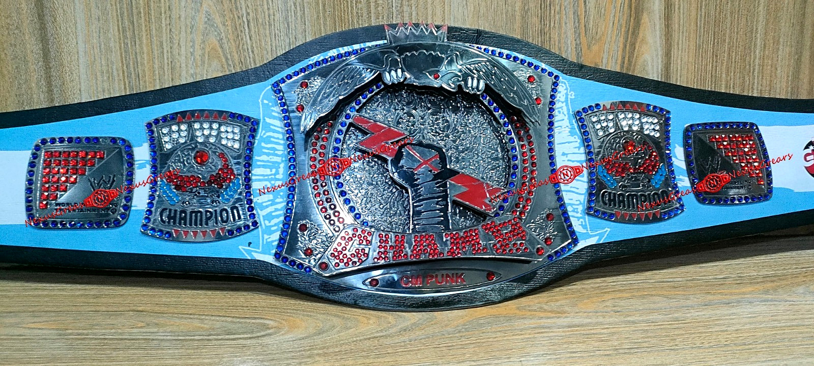 CM Punk 434 Day Record Tribute Series Spinner Championship Belt -Inspired Design