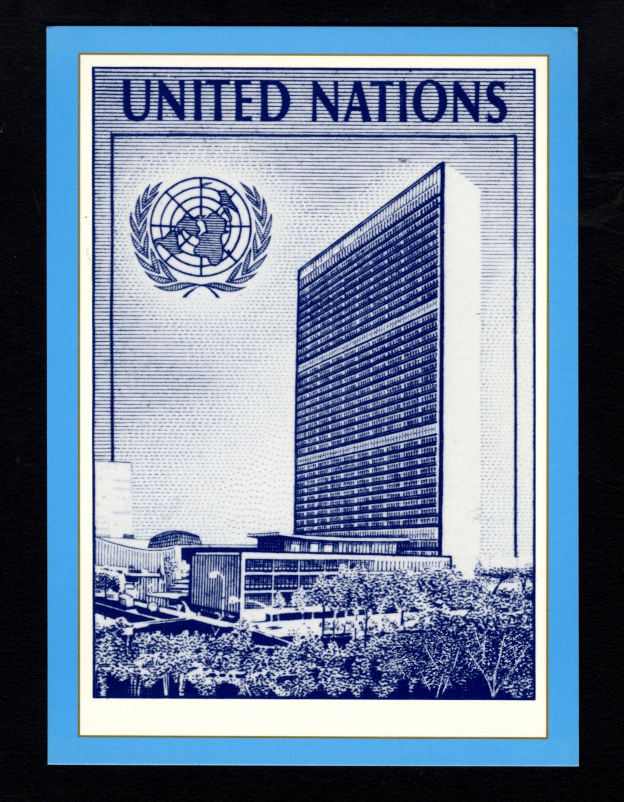 United Nations (New York) sc UX19 UN Headquarters Postal Card 1992 United Nations (New York) sc UX19 UN Headquarters Postal Card 1992