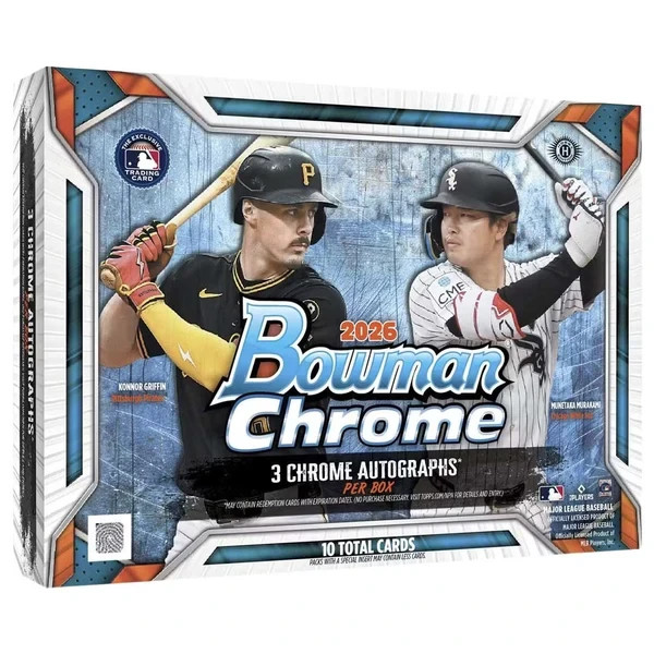 2026 Bowman Chrome Baseball Breakers Delight Box (Rip live only) 2026 Bowman Chrome Baseball Breakers Delight Box (Rip live only)
