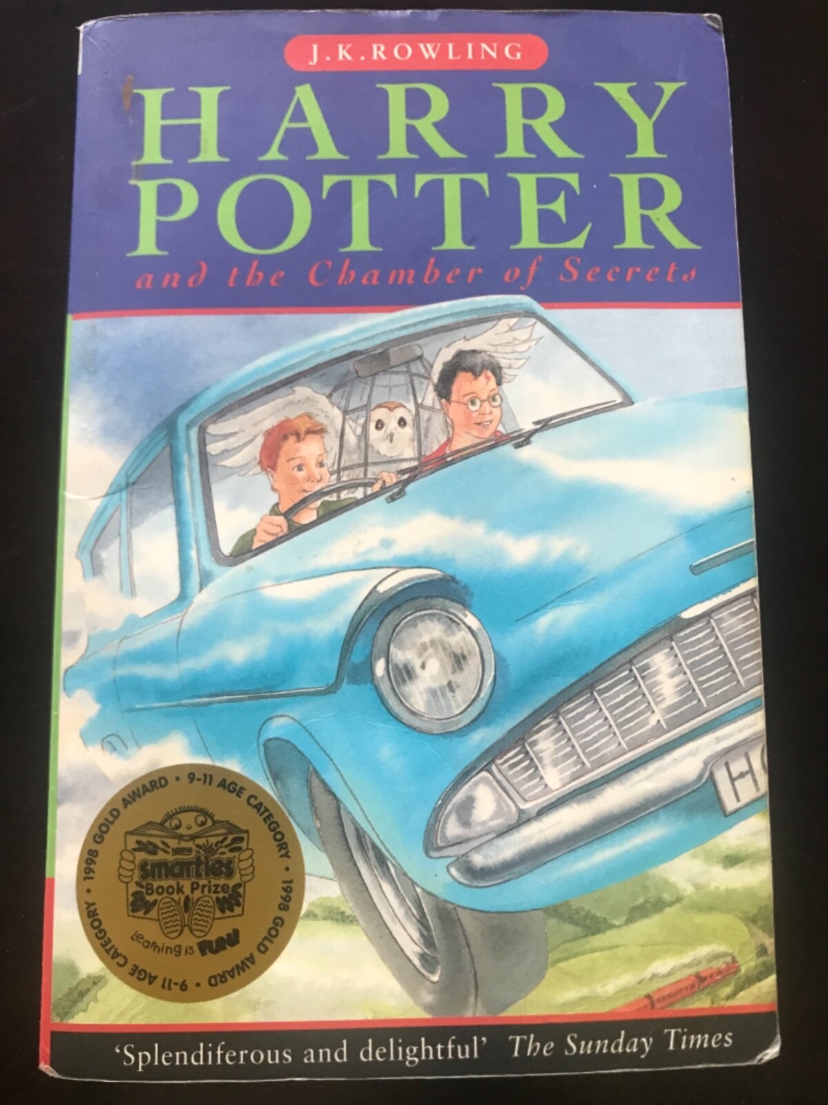 Harry Potter and the Chamber of Secrets 1st British Edition 1st Print ERROR