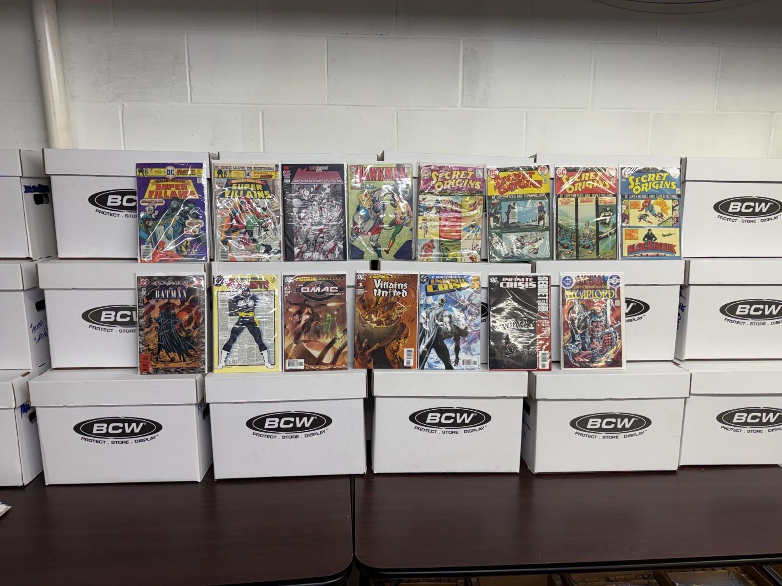 Lot 15 DC Super Villains 1 2 Hawkman 8 Secret Origins Giant 4 5 6 Batman Omac+