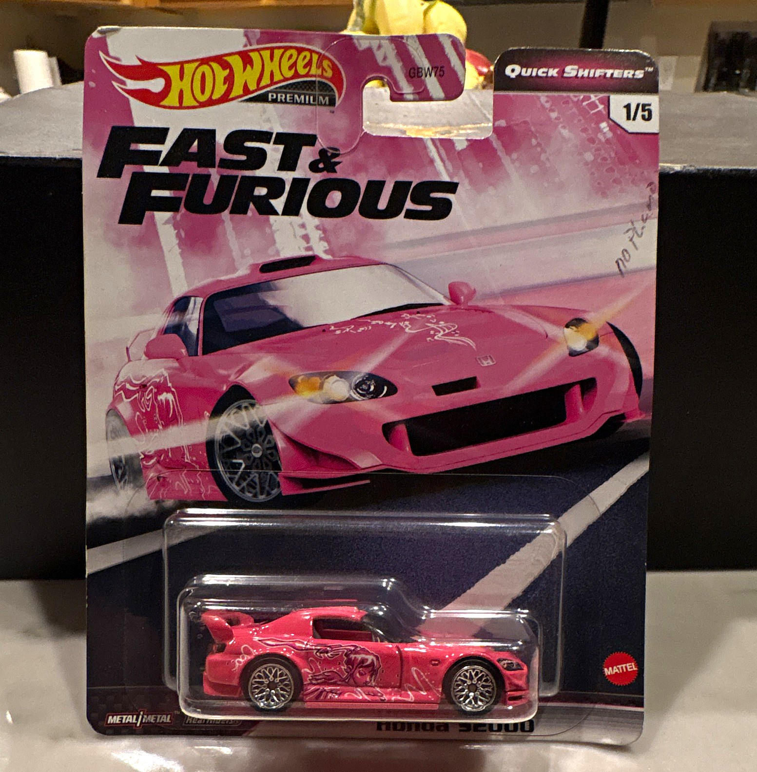 Hot Wheels Premium Fast & Furious Quick Shifters Honda S2000 Pink 1:64