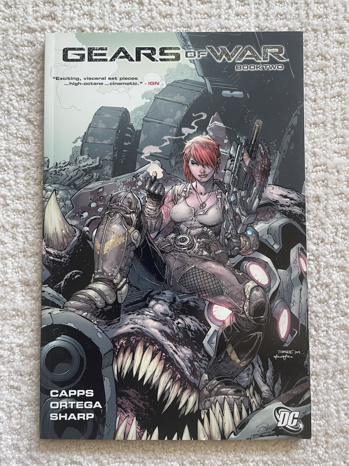 Gears of War Volume 2 DC TPB 2011 Jim Lee Cover Epic Games - Hard To Find