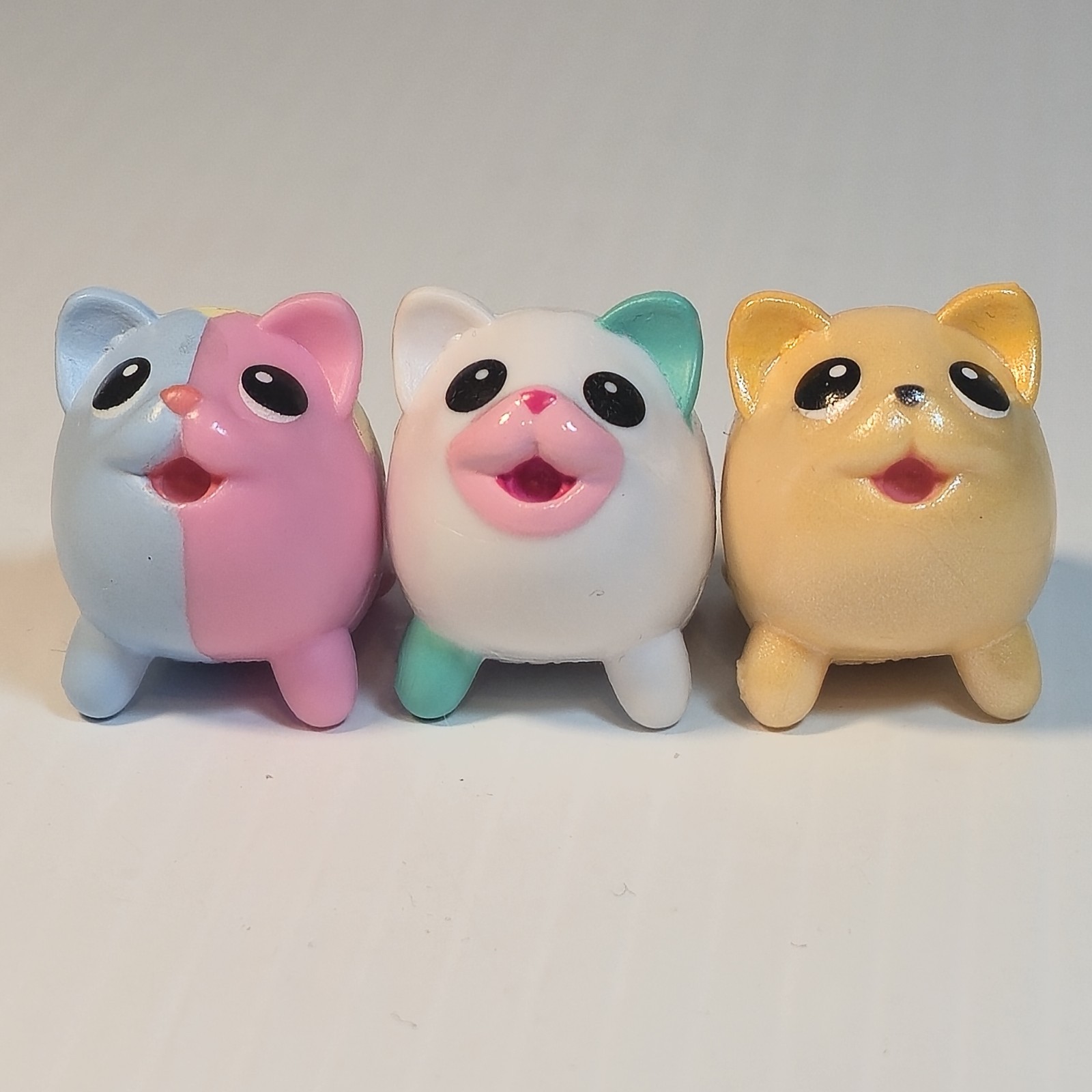 Chubby Puppies Miniatures Cotton Candy, Valentina, Lady Pearl lot of 3 CATS Chubby Puppies Miniatures Cotton Candy, Valentina, Lady Pearl lot of 3 CATS