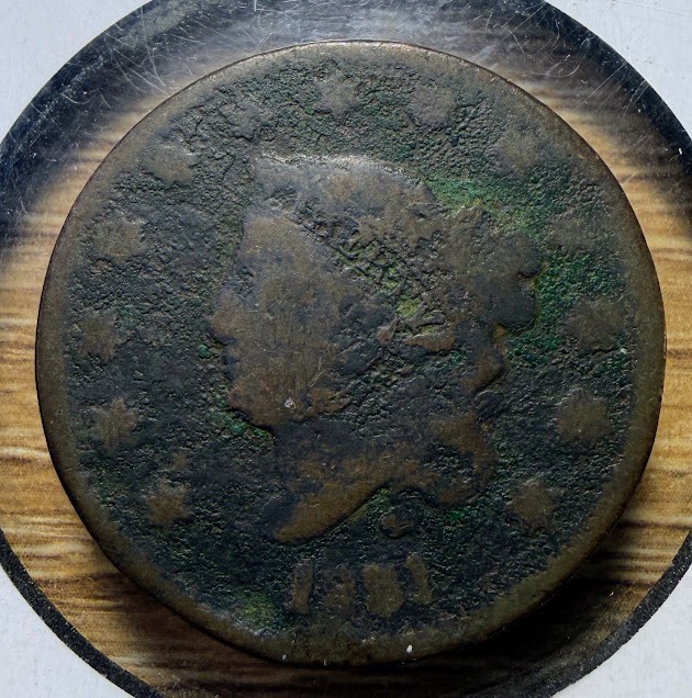 1831 Coronet Head Large Cent - Actual Coin Shown -  Tracking INV184