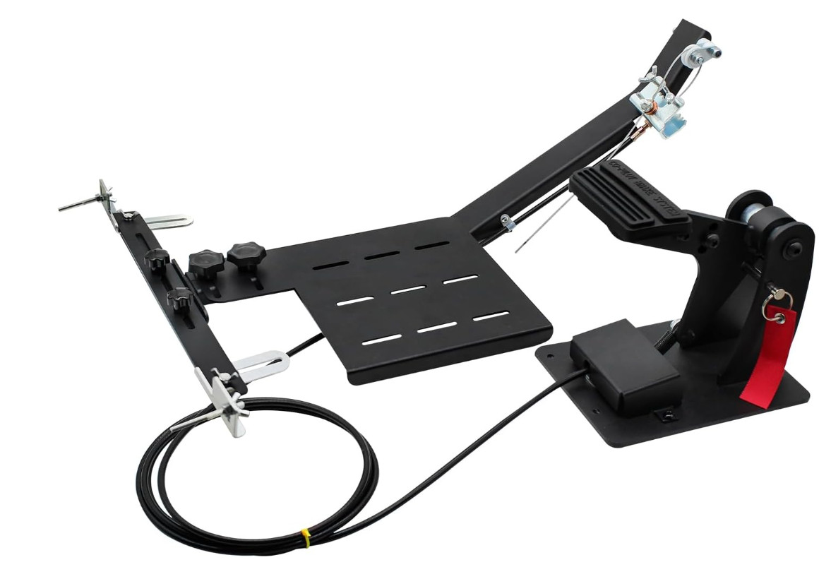 Universal Dual Brake Pedal Passenger Side ACAR-B1 Pedal Height Adjustable Right Universal Dual Brake Pedal Passenger Side ACAR-B1 Pedal Height Adjustable Right