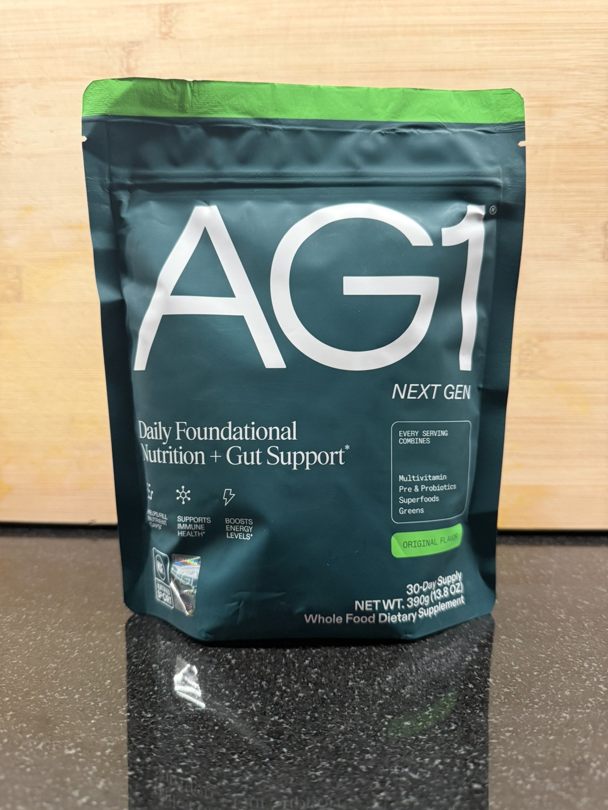 AG1 Next Gen Original Powder Gut & Immune Support - 30 Day Supply (Exp 5/2027)