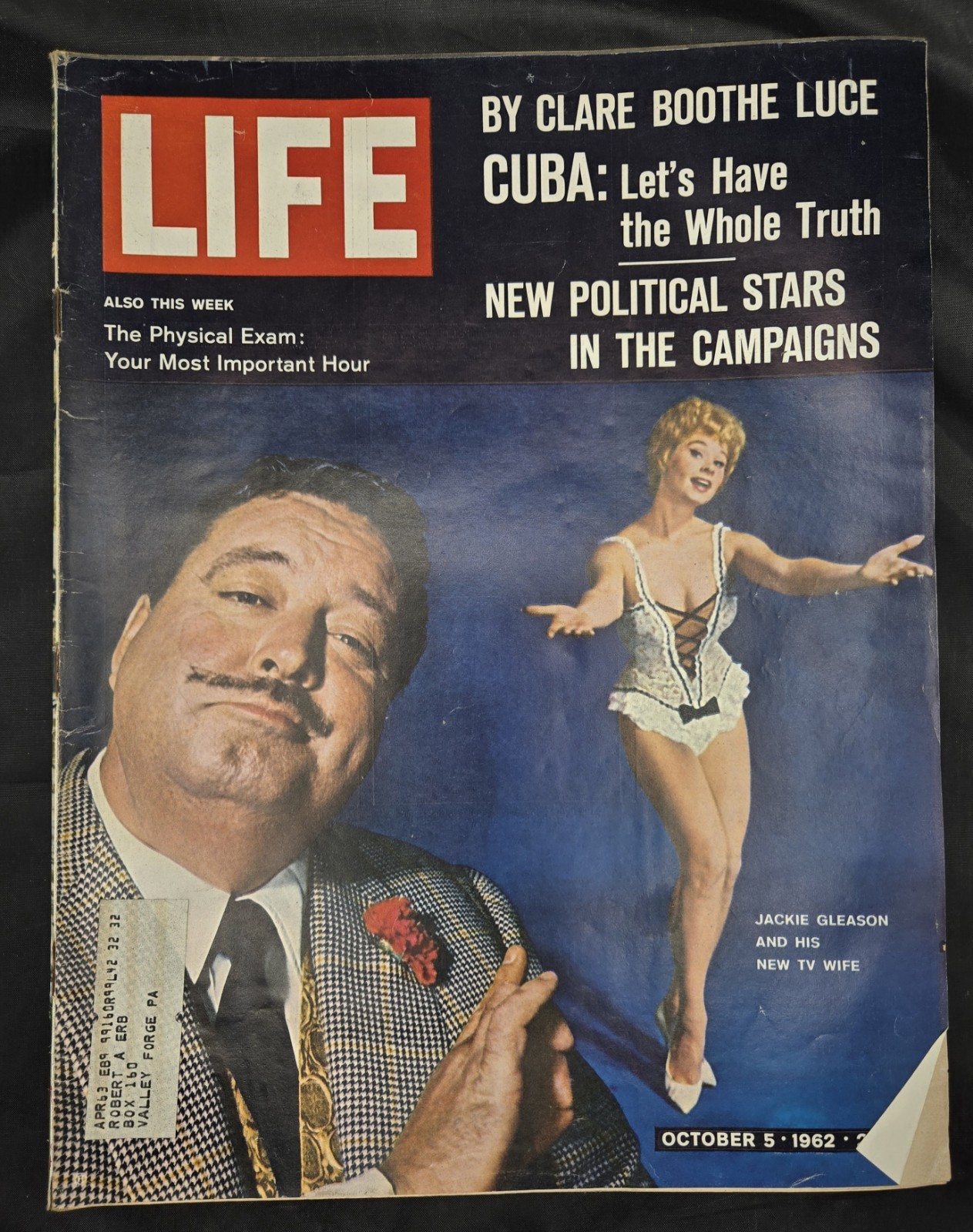 Life Magazine October 5, 1962 Jackie Gleason & Cuba 