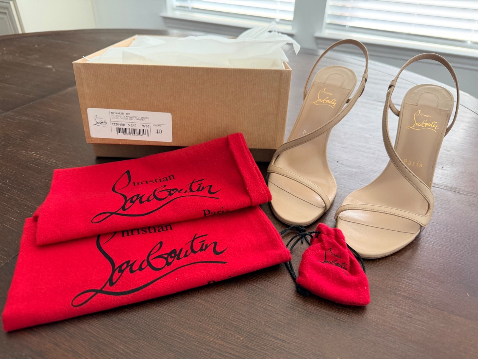 AUTHENTIC CHRISTIAN LOUBOUTIN ROSALIE 100mm AUTHENTIC CHRISTIAN LOUBOUTIN ROSALIE 100mm
