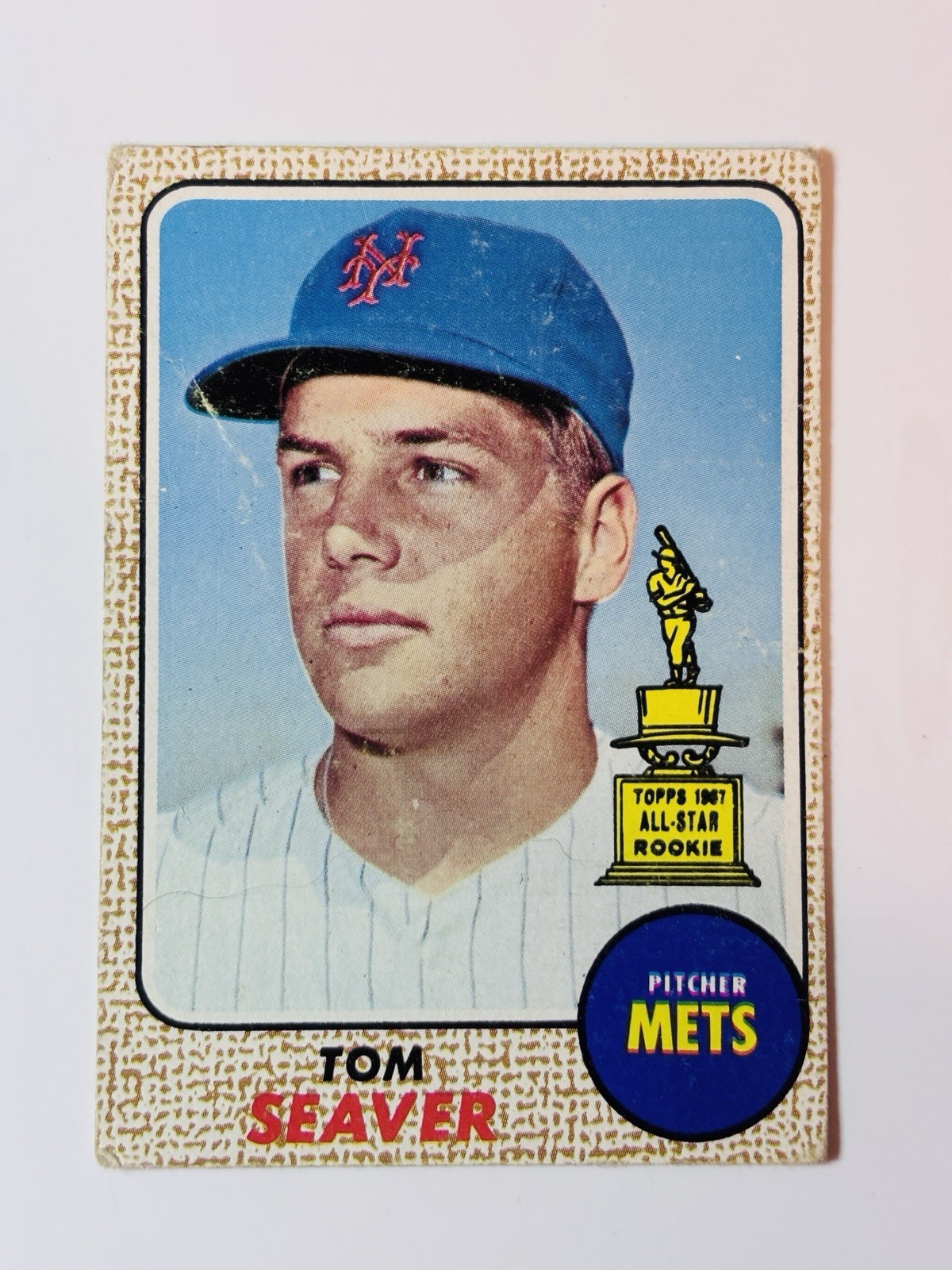 1968 Topps Baseball ROOKIE Tom Seaver #300 - New York Mets PB2