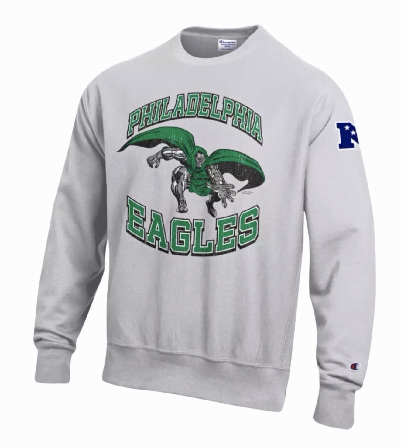 Inhand Marvel Dr Doom Philadelphia Eagles Sweatshirt Disney Champion Medium Inhand Marvel Dr Doom Philadelphia Eagles Sweatshirt Disney Champion Medium