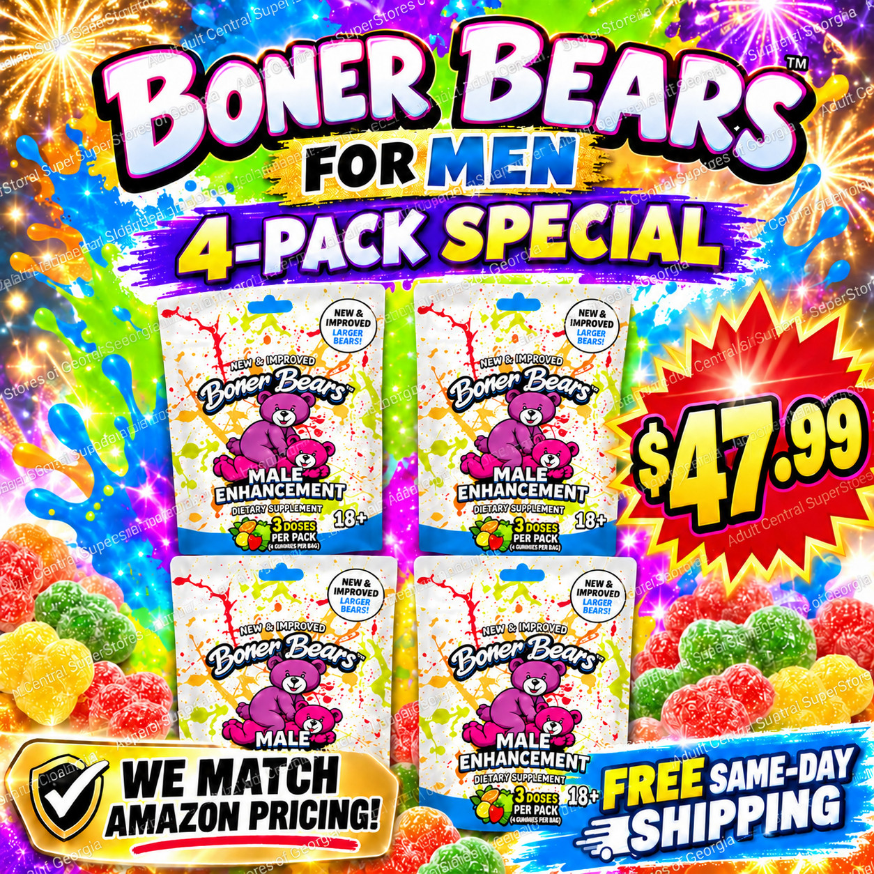 Bonner Bears New Flavor 4 Pack Special