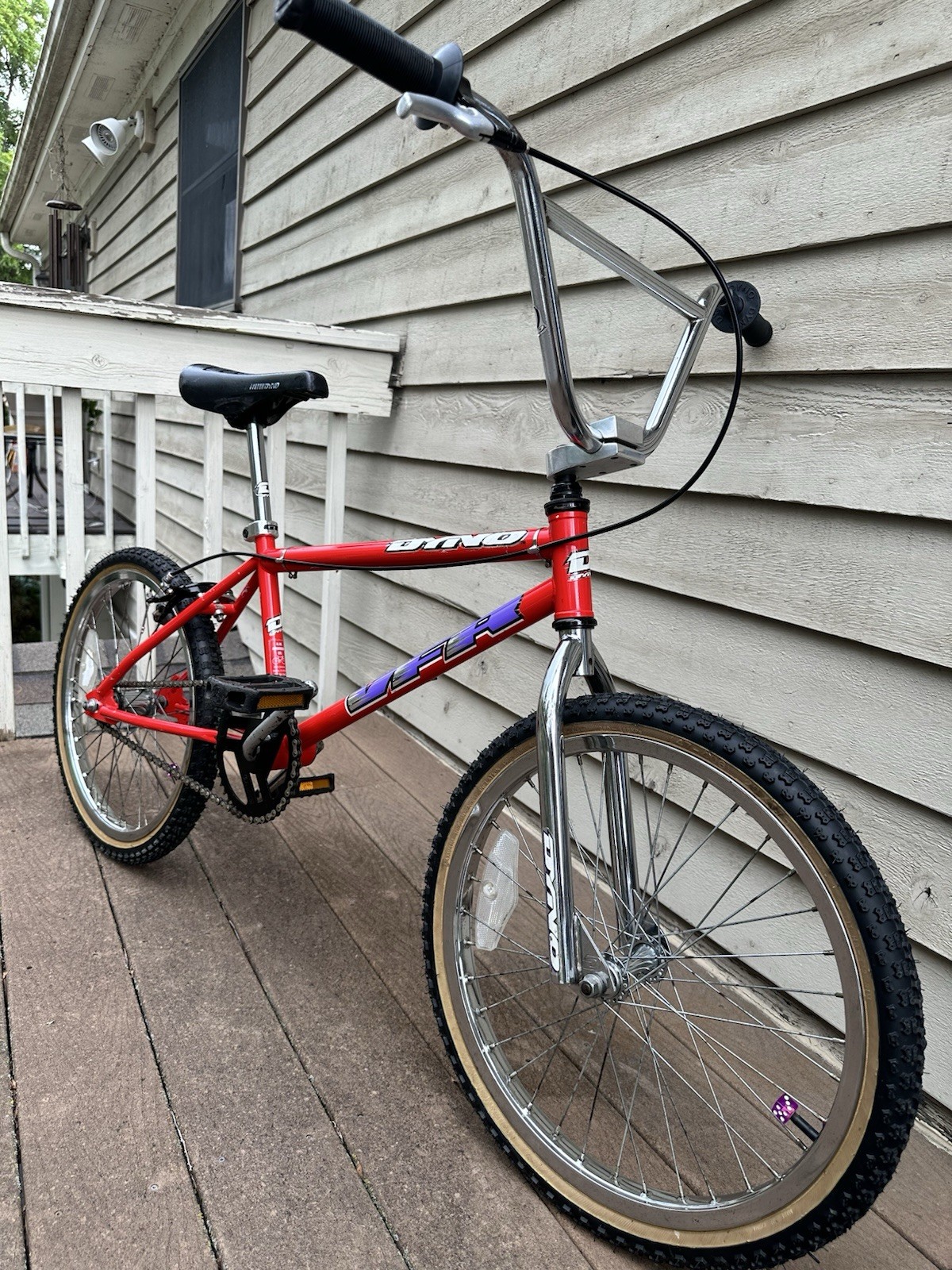 Dyno VFR Vintage BMX Bike 20 in Red mostly original condition. Ready to ride. Dyno VFR Vintage BMX Bike 20 in Red mostly original condition. Ready to ride.