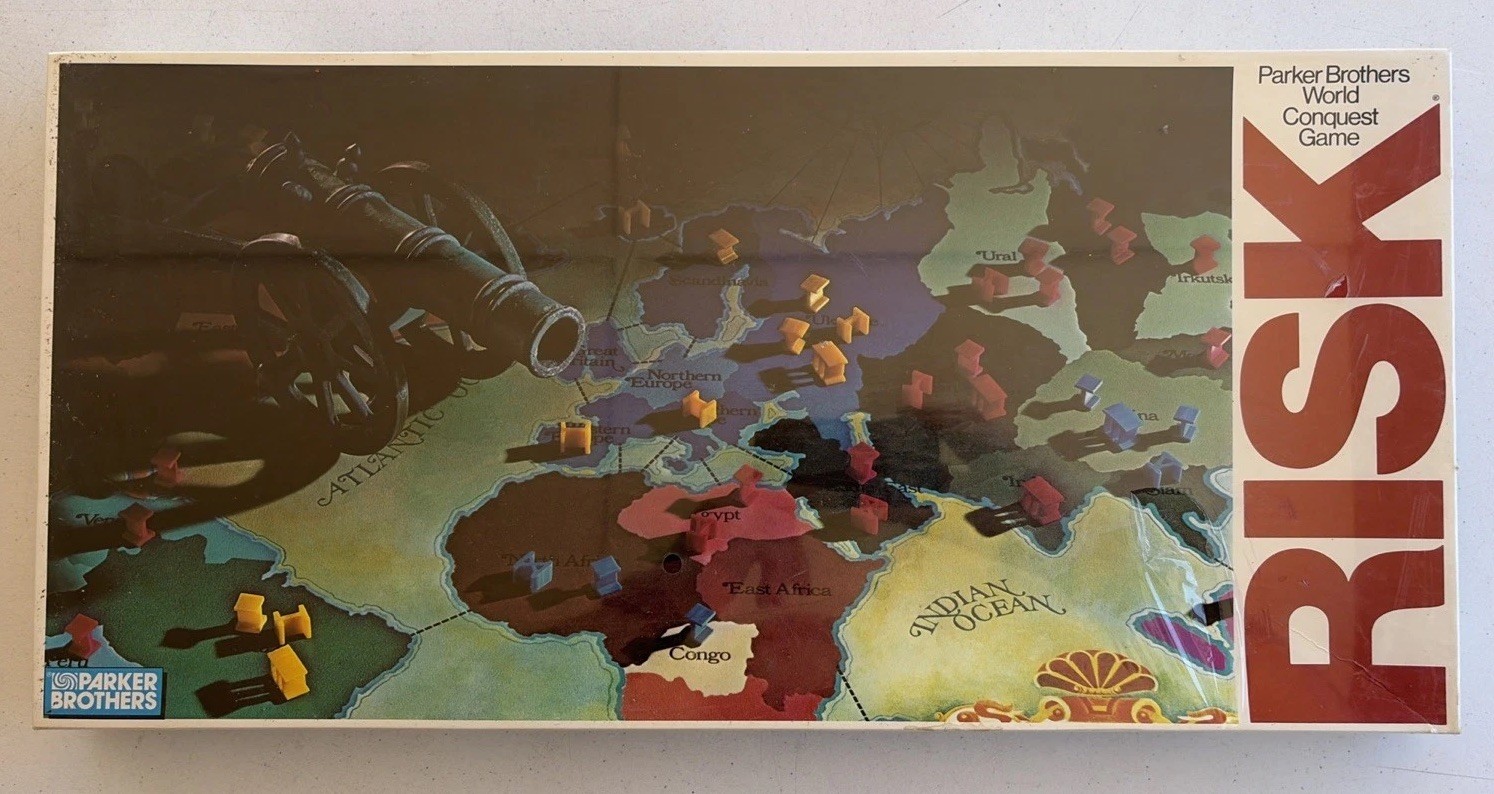 Vintage 1980 RISK Board Game COMPLETE Parker Brothers USA NOS Read Description