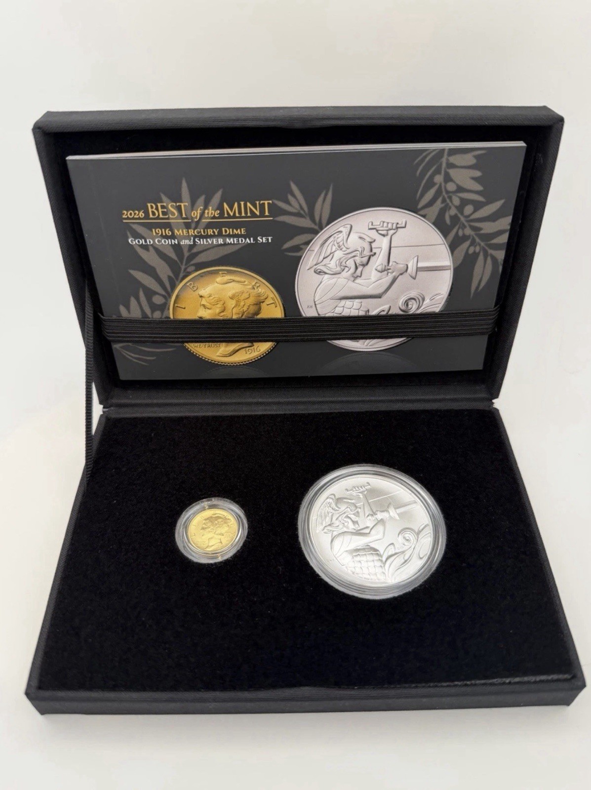 U.S. Mint 2026 Best of the Mint Mercury Dime Gold Coin & Silver Medal Set U.S. Mint 2026 Best of the Mint Mercury Dime Gold Coin & Silver Medal Set