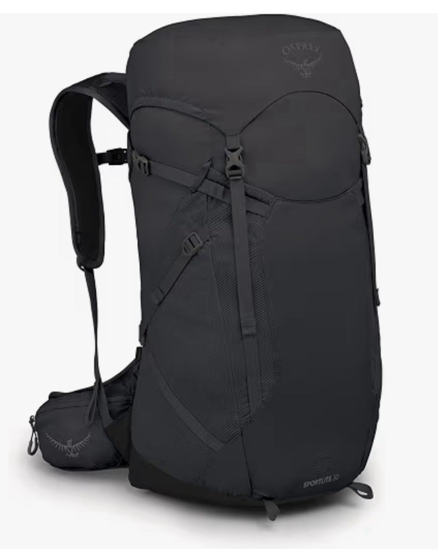 Osprey Sportlite 30 L Dark Charcoal Grey Hiking Backpack New With Tags M/L