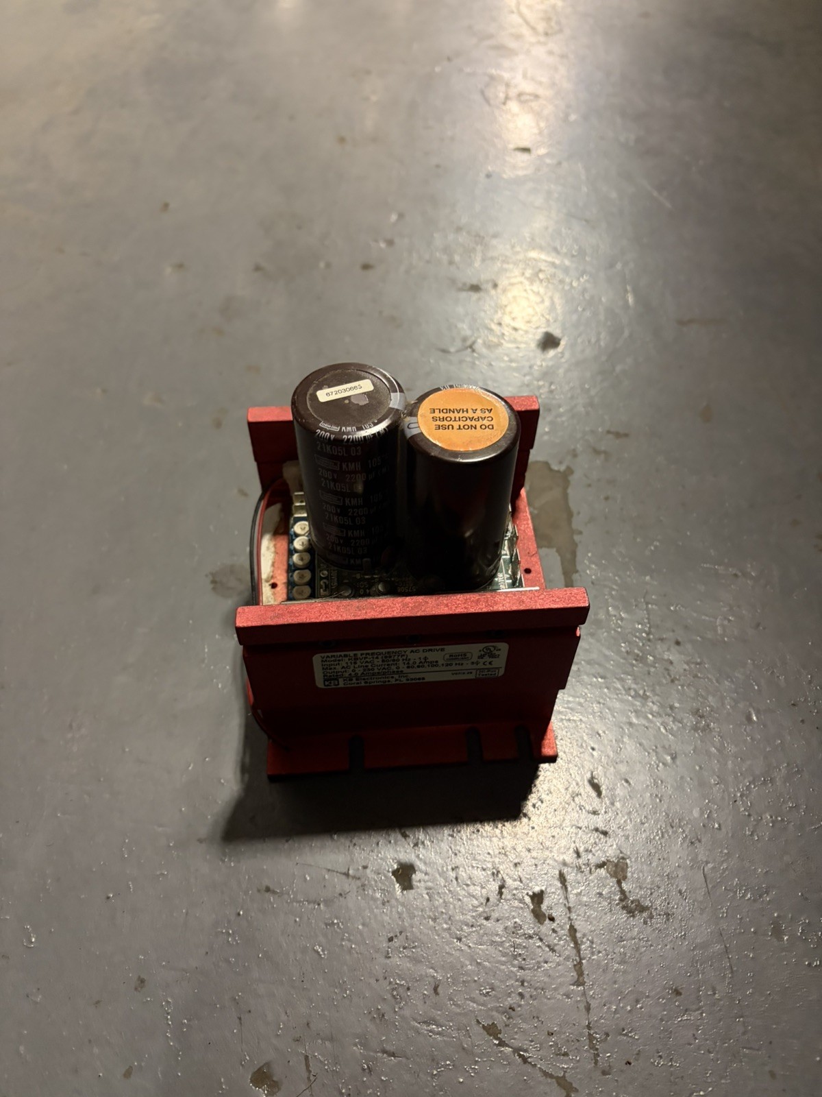 KB Electronics Variable Frequency AC Drive KBVF-14 0-230VAC 50/60Hz 4.0A USED KB Electronics Variable Frequency AC Drive KBVF-14 0-230VAC 50/60Hz 4.0A USED
