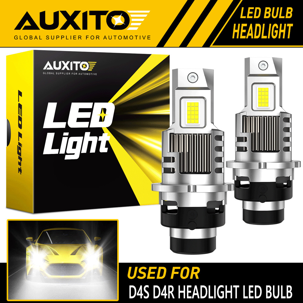AUXITO D4S D4R LED Headlight Bulbs 6500K Super White HID Xenon Conversion Q16 EA