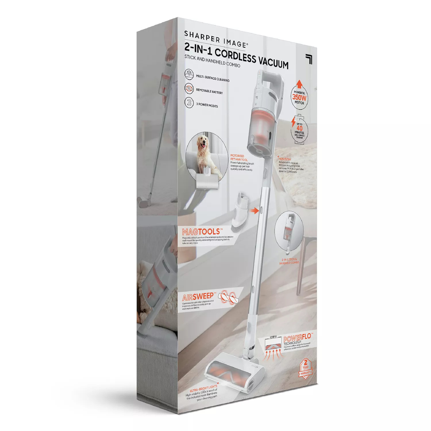 Sharper Image Cordless Vacuum, Stick & Handheld Combo Sharper Image Cordless Vacuum, Stick & Handheld Combo
