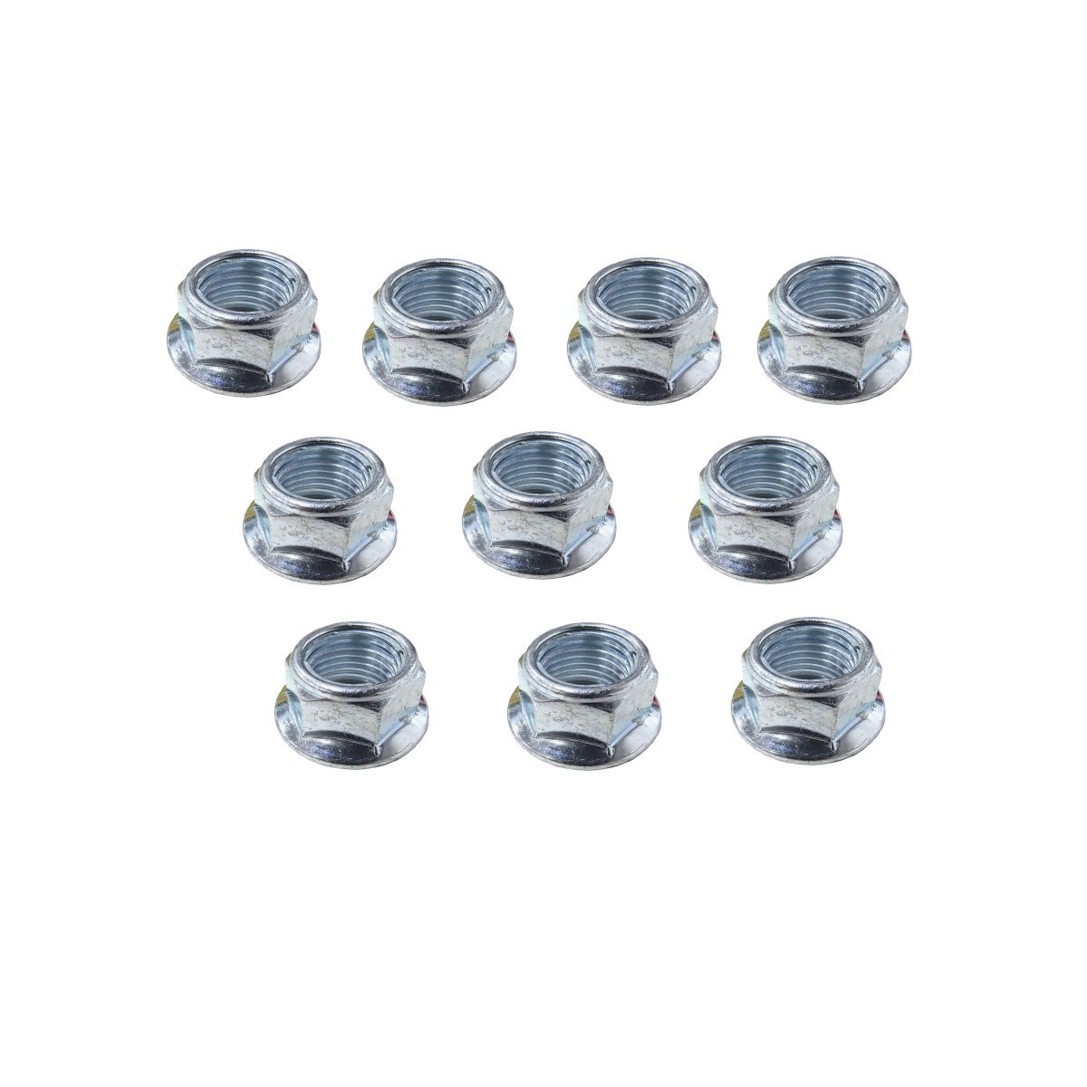 10 pcs M16*1.5 Flange Metal Lock Nut 10 pcs M16*1.5 Flange Metal Lock Nut