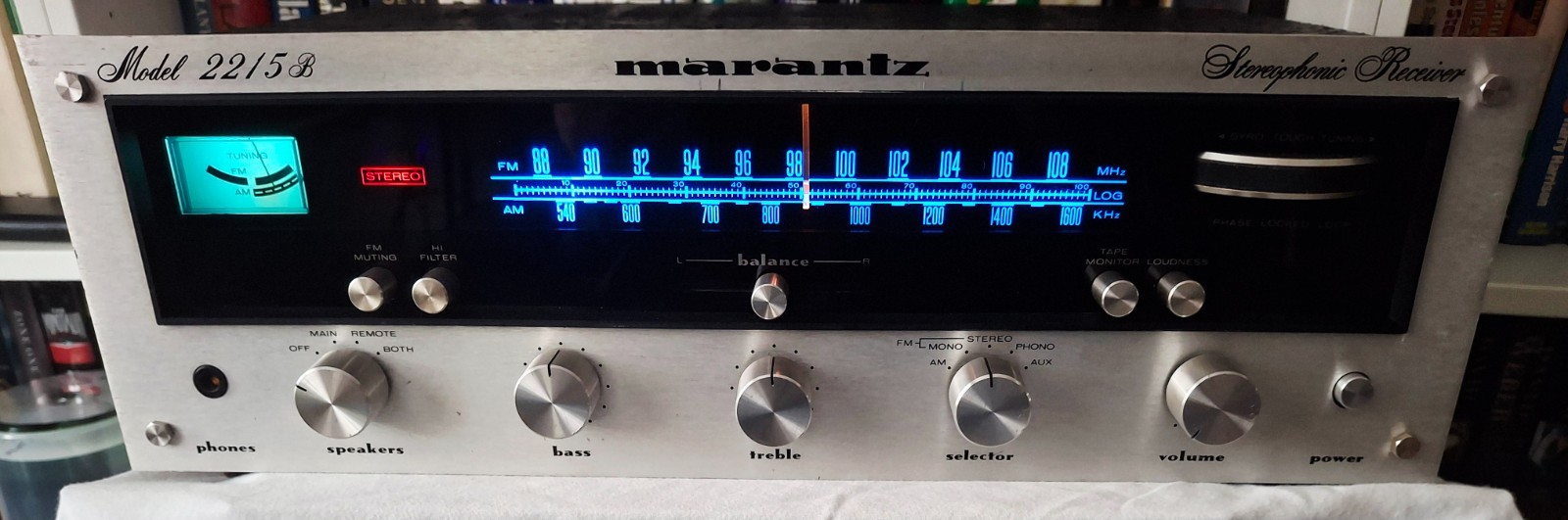 Marantz 2215B Stereo Receiver, New LED's, Serviced