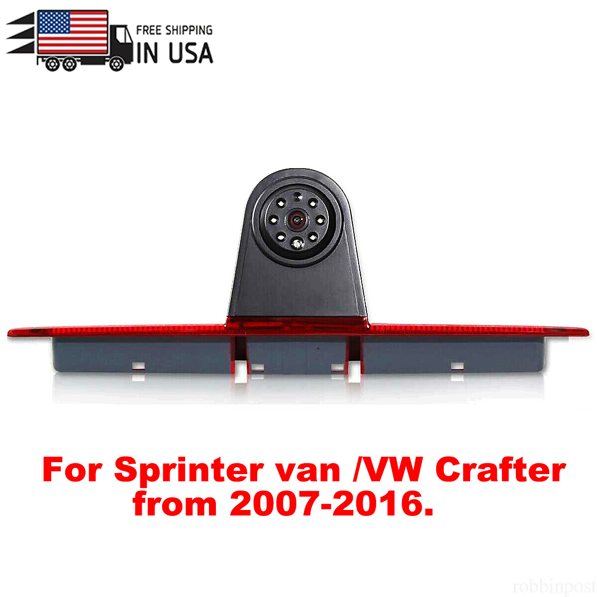 Brake Light Rear View Backup Camera For Mercedes Benz Sprinter (W906) 2500 3500