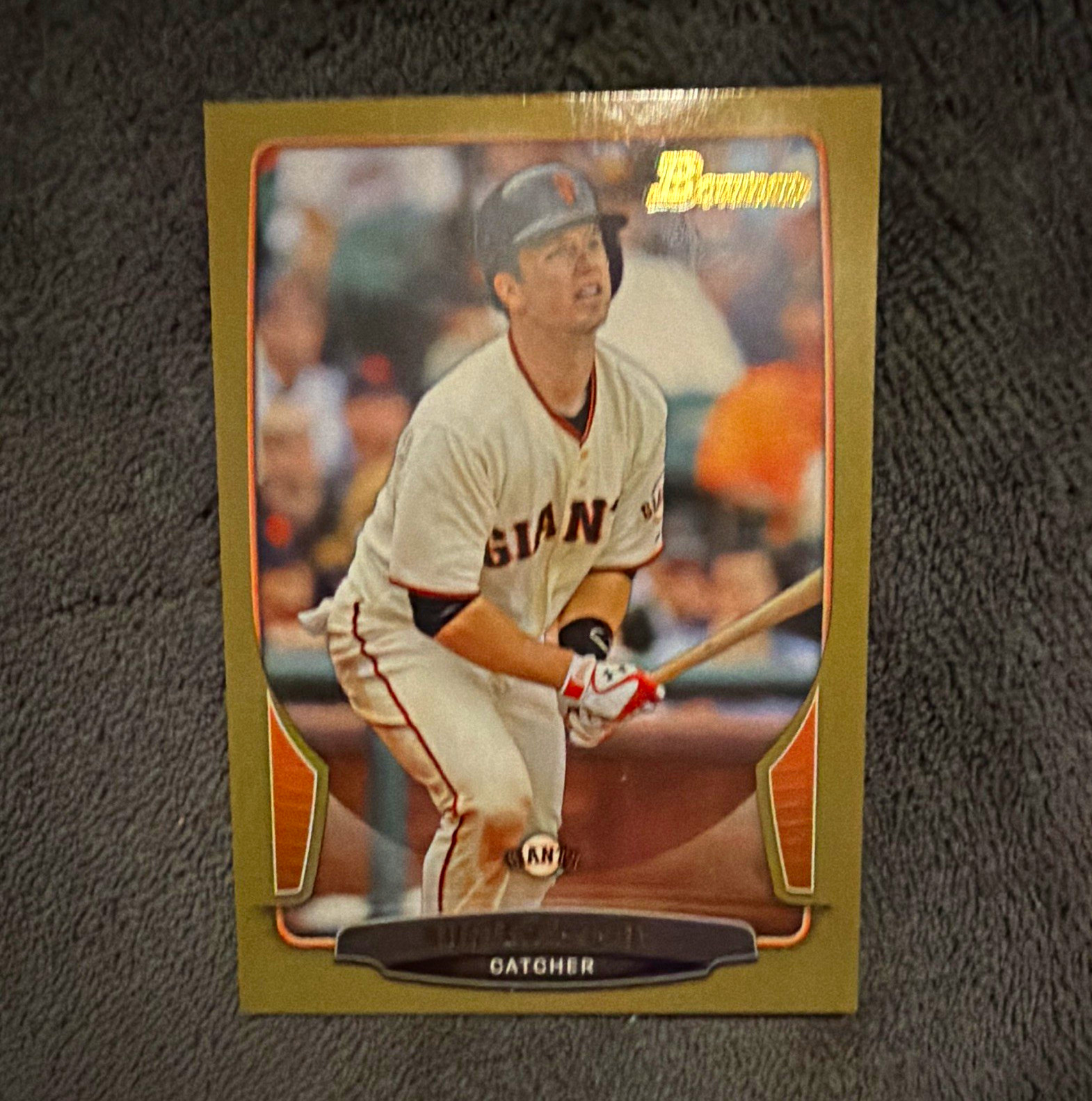 Topps 2013 Bowman #200 Buster Posey Gold Border - San Francisco Giants MLB