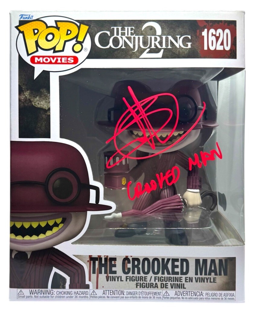 Javier Botet Signed The Crooked Man Funko #1620 Conjuring 2 Beckett COA