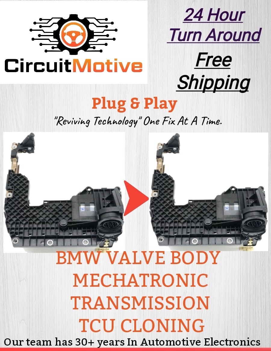 BMW VALVE BODY TRANSMISSION MECHATRONIC TCU CLONING