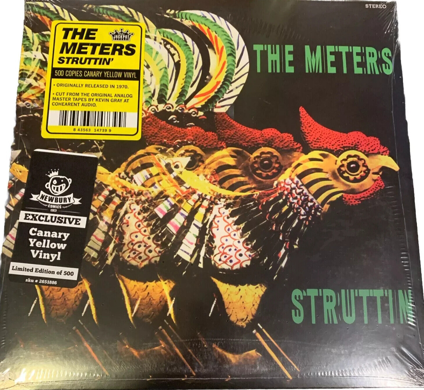 Meters Struttin\' Canary Yellow Newbury VINYL 180g JPR-088 2023 AAA New SEALED