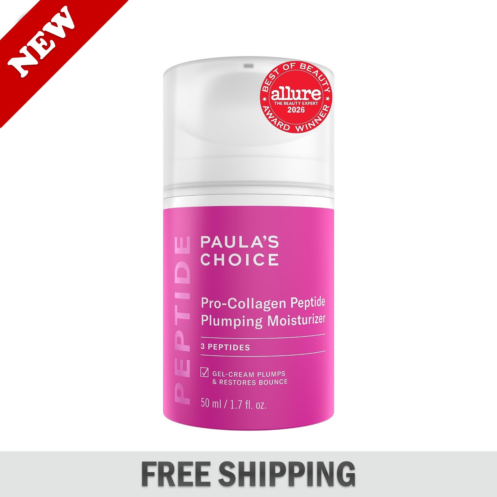 Paulas Choice Pro Collagen Peptide Plumping Moisturizer / 50ml - NEW FREESHIP