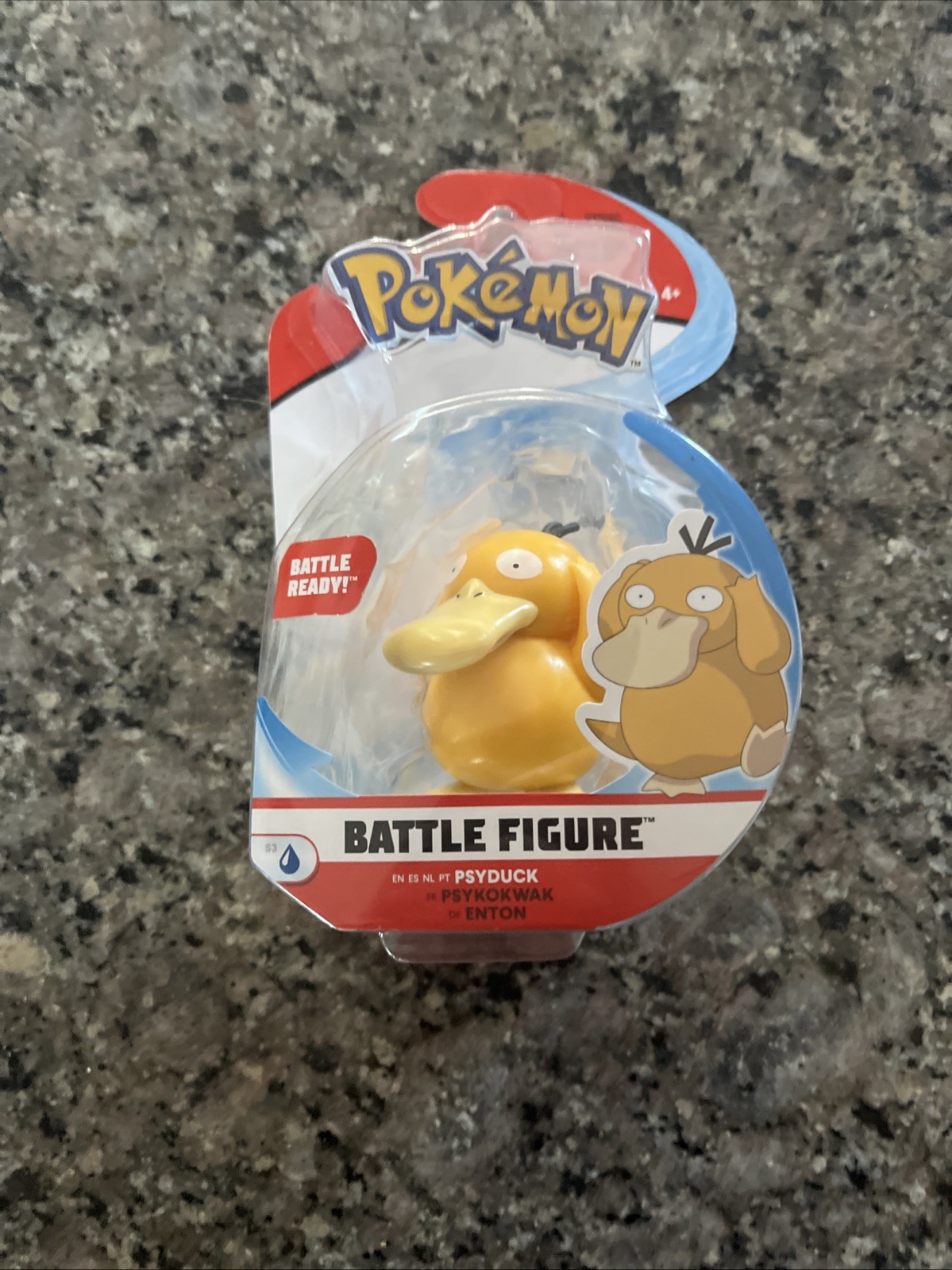 Jazwares Pokémon Battle Figure Psyduck - Sealed New in Package - Series 3 Battle