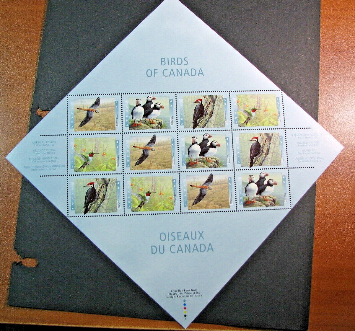 Canada Inscription Sheet Stamp Scott# 1591-94 Birds 1996 MNH L535 Canada Inscription Sheet Stamp Scott# 1591-94 Birds 1996 MNH L535