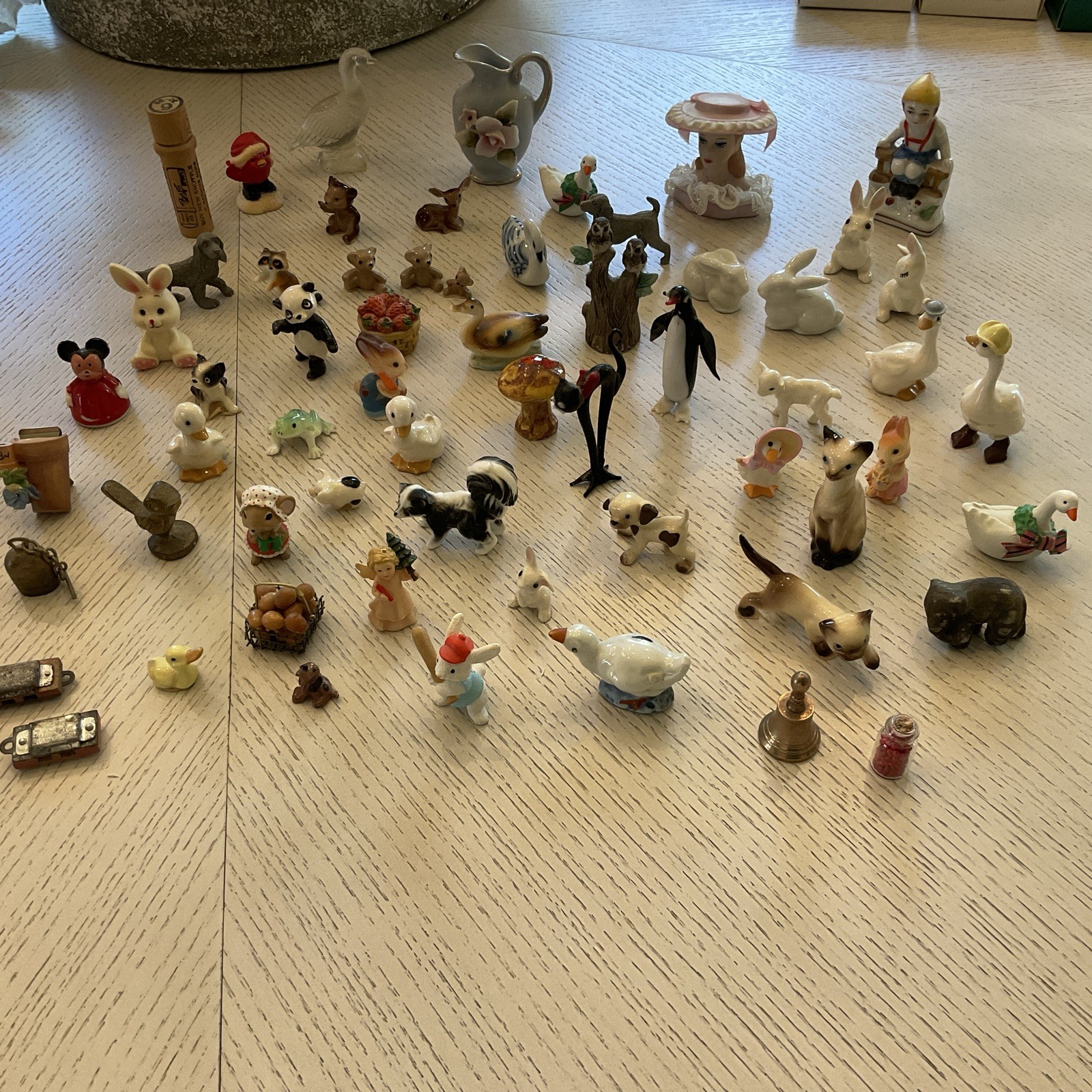 Vintage Porcelain, Glass & Resin Miniatures - Lot of 50+ Miniatures Vintage Porcelain, Glass & Resin Miniatures - Lot of 50+ Miniatures