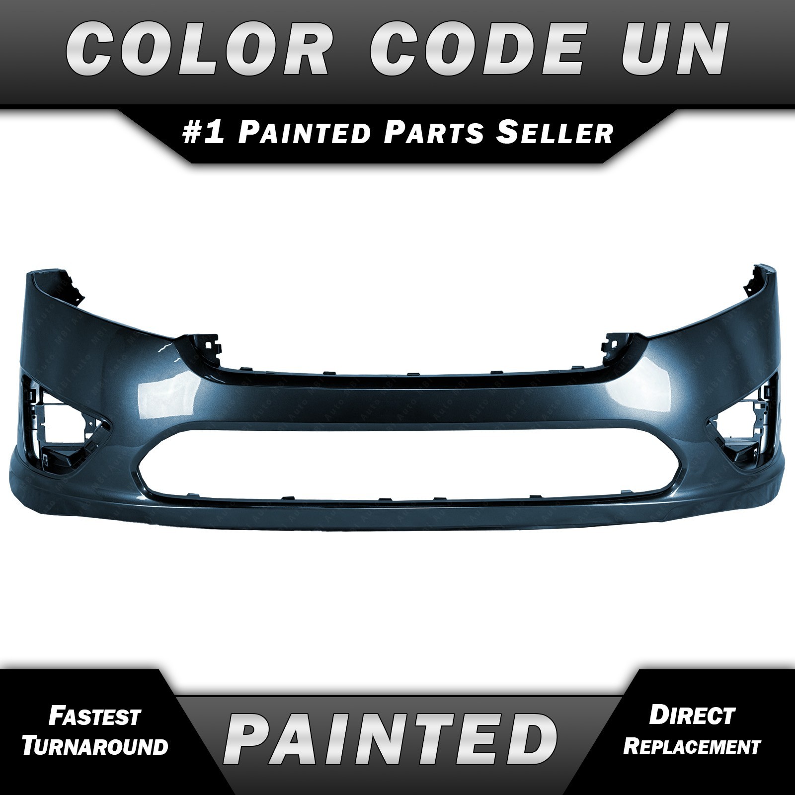 NEW Painted *UN Blue* Front Bumper Cover Replacement for 2010-2012 Ford Fusion