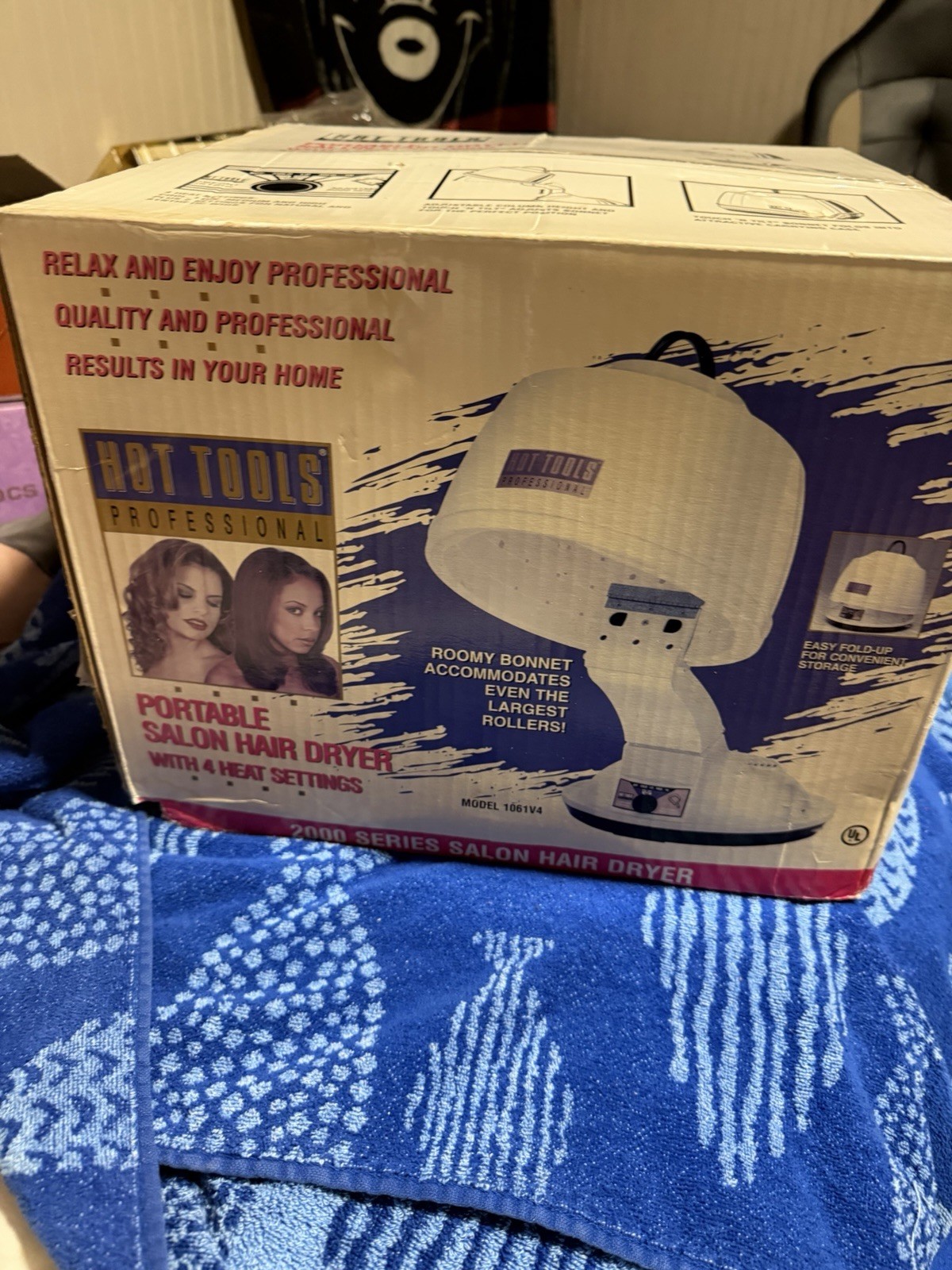 Vintage Hot Tools Professional 1061V4 Salon Hair Dryer - NEW IN BOX NIB Sealed