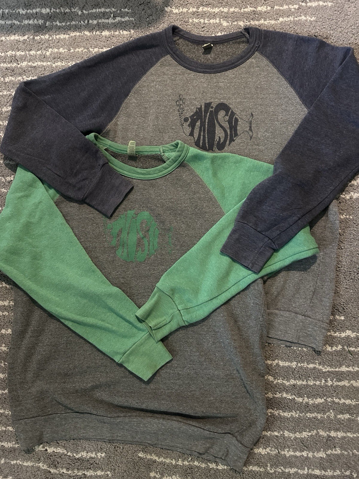 Phish XL Sweatshirt Alt Earth vintage rare crewneck drygoods BLUE GRAY/ GREEN