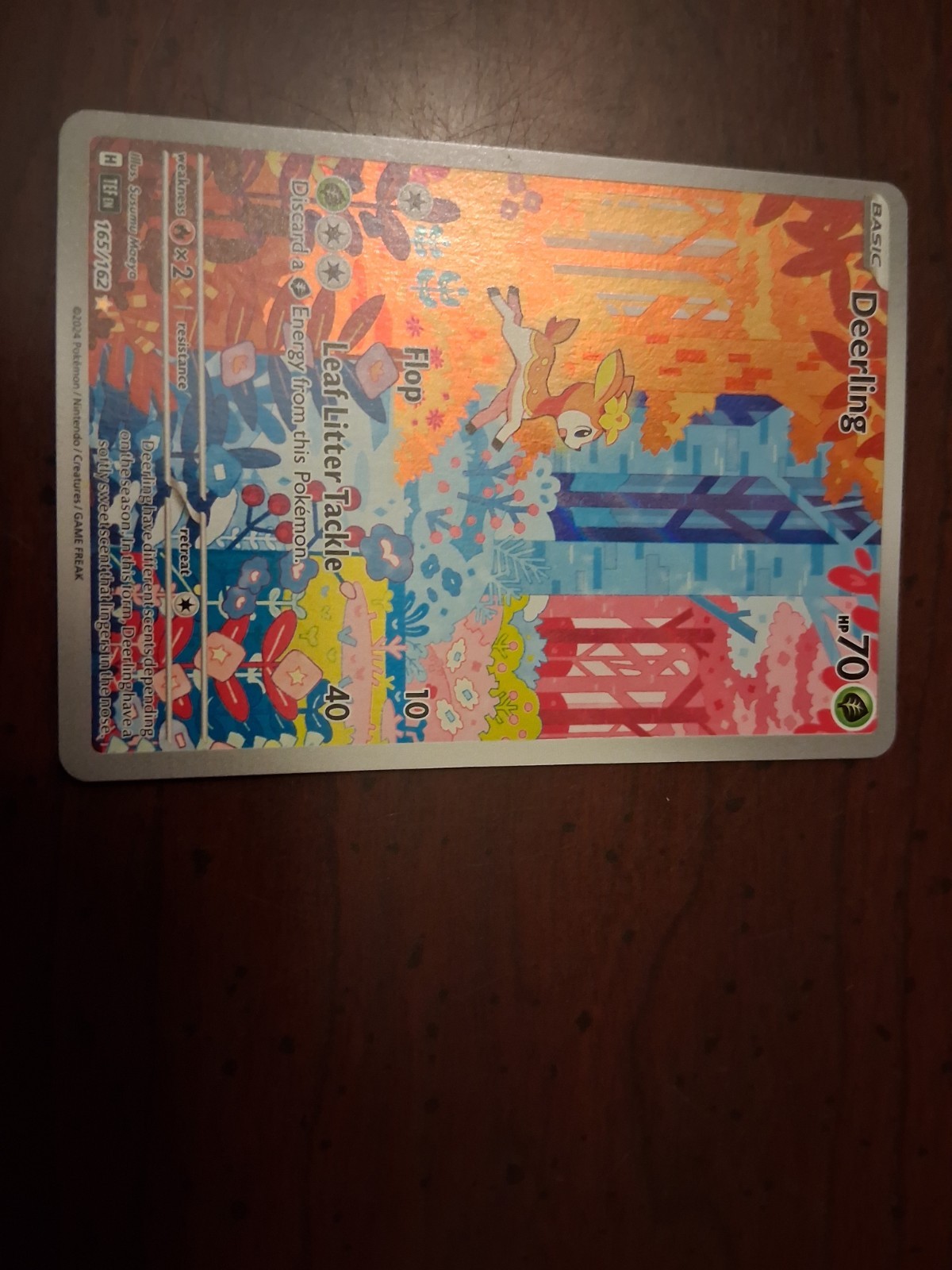 Pokemon Deerling 165/162 Temporal Forces Full Art NM