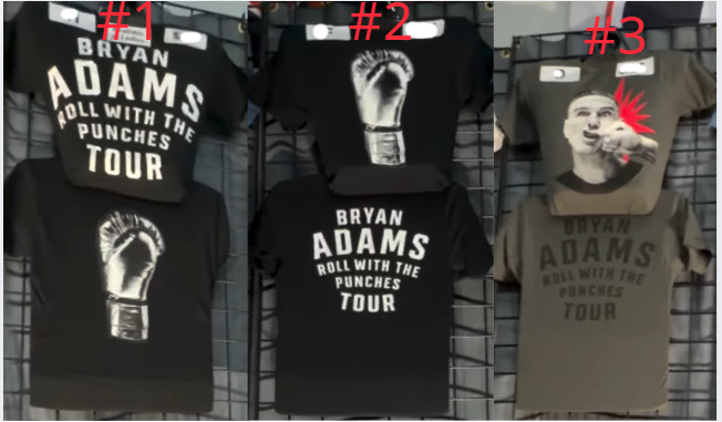 Bryan Adams Roll With The Punches Tour Shirt Concert 2026 Reprint