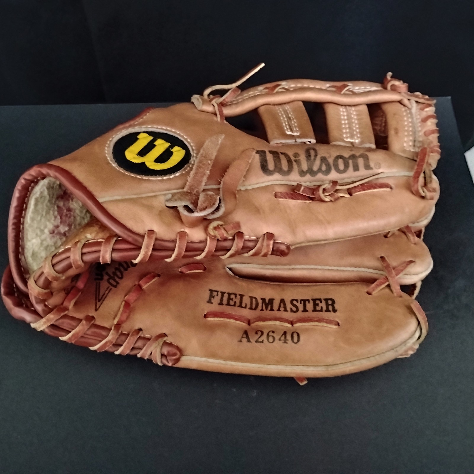 Vintage Wilson Fieldmaster A2640 Baseball Glove Shawon Dunston RHT Leather 10.5\ Vintage Wilson Fieldmaster A2640 Baseball Glove Shawon Dunston RHT Leather 10.5\