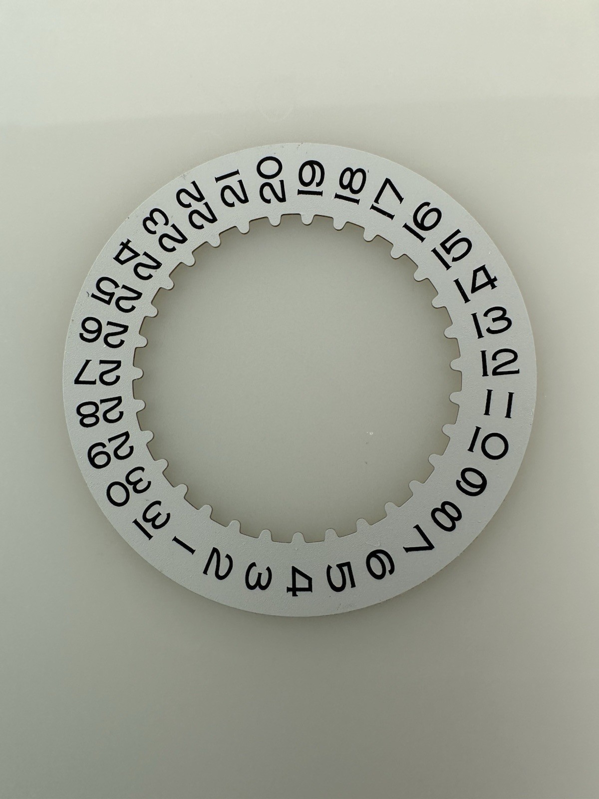 Genuine Rolex Date Indicator 3135-16200 White Date Disc Calendar Disc Genuine Rolex Date Indicator 3135-16200 White Date Disc Calendar Disc