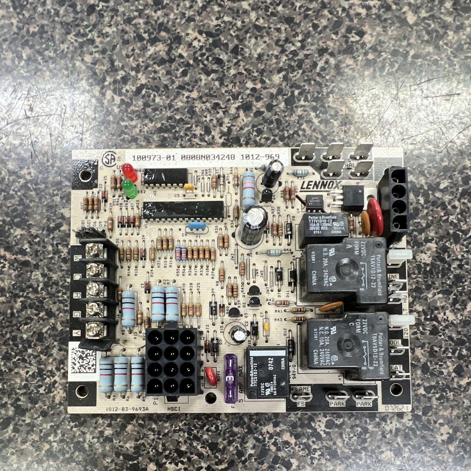 OEM LENNOX 100973-01 1012-969 CONTROL BOARD HVAC USA SELLER 