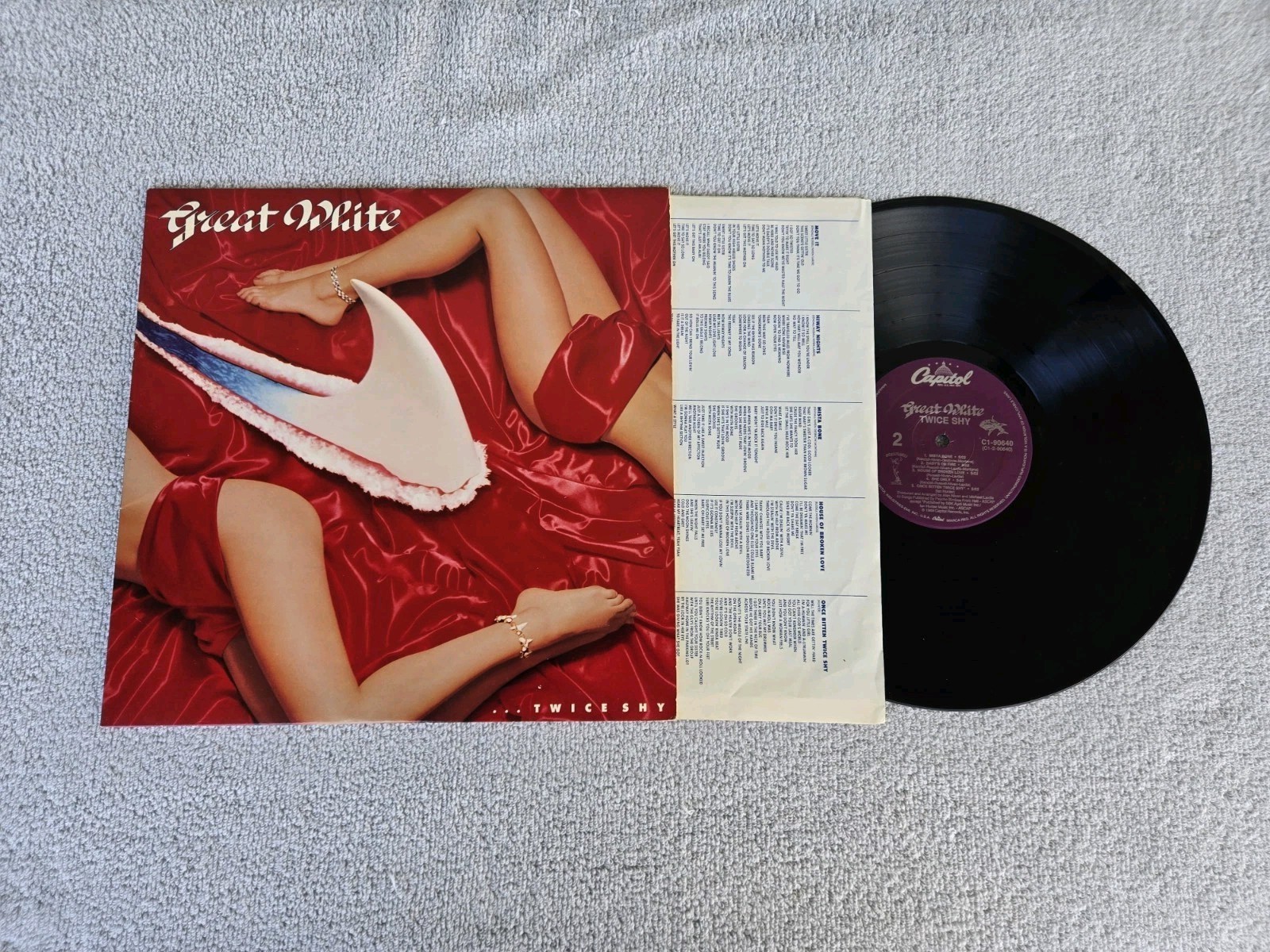 1989 Great White Twice Shy 12\ 1989 Great White Twice Shy 12\